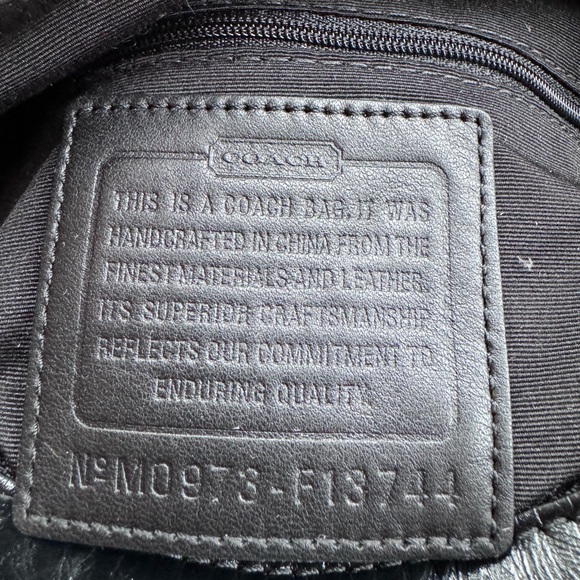 COACH Jacquard Signature Pleated Hobo Bag - Picture 3 of 9